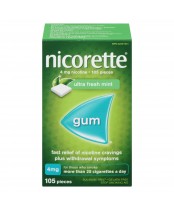 Nicorette Nicotine Gum Ice Mint 4mg
